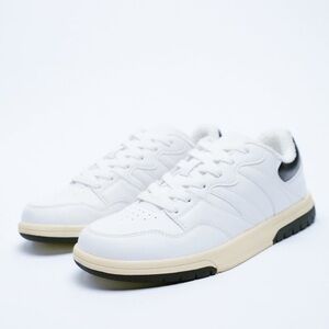 ZARA BLACK & WHITE ATHLETIC SNEAKERS BRAND NEW WIT TAGS US 7.5 EUR 38